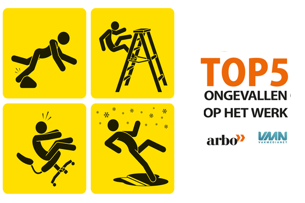 Top 5 ongevallen op het werk