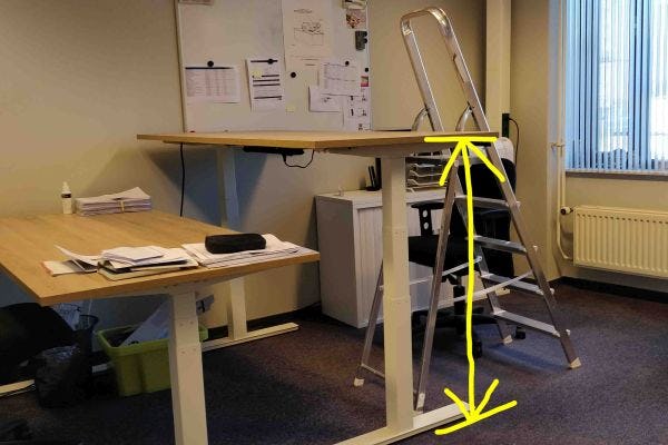 Kantoormens, ga toch werken op hoogte