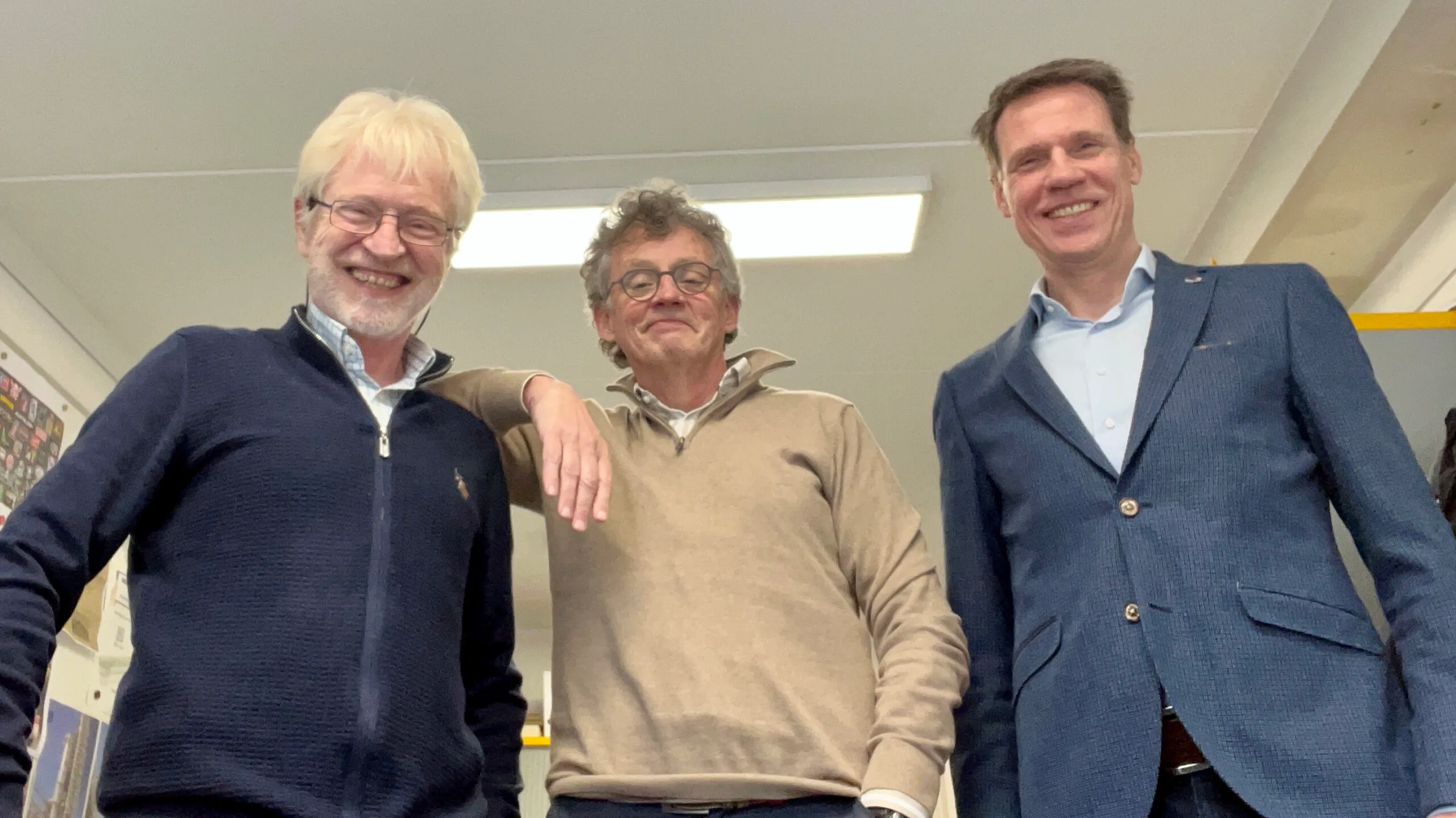 Peter van Oers, Rudolph van Doorn en Gerard Westenbroek