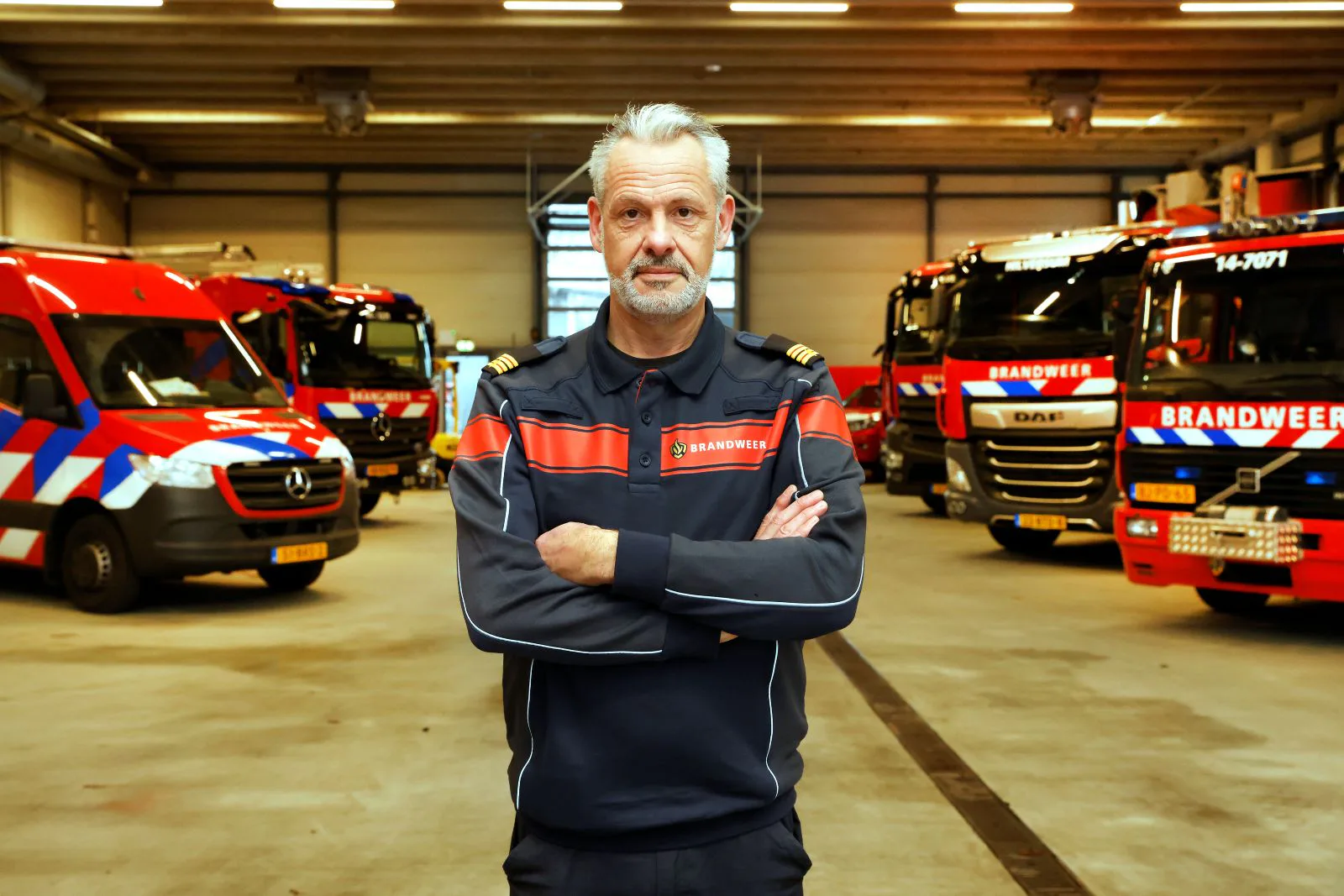 Michel Braam, Hoger Veiligheidskundige bij de brandweer, foto: Ton Kastermans Fotografie