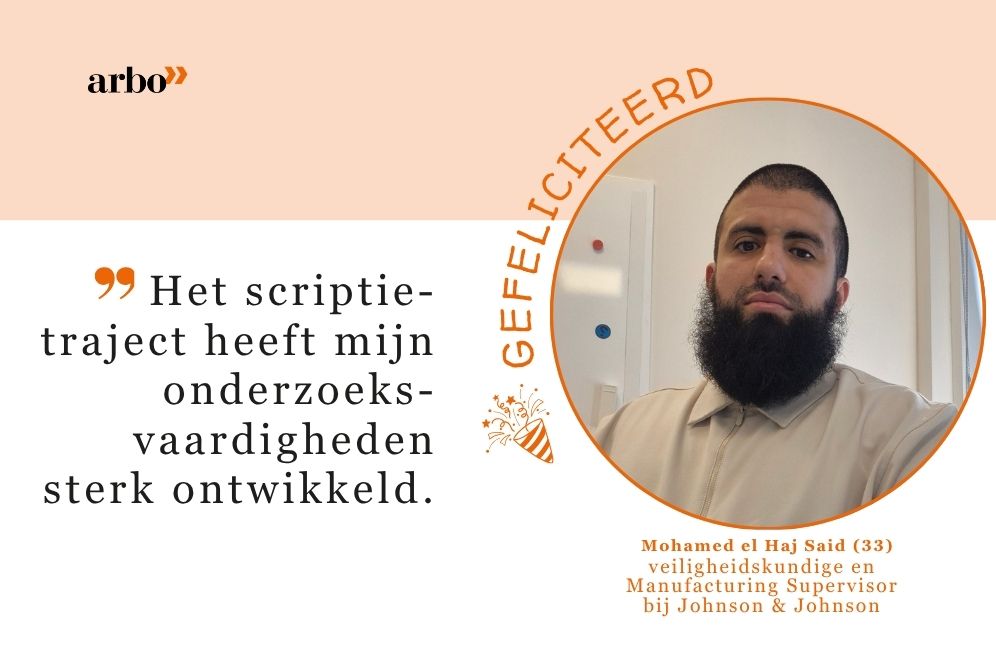 Arbo feliciteert: Mohamed el Haj Said