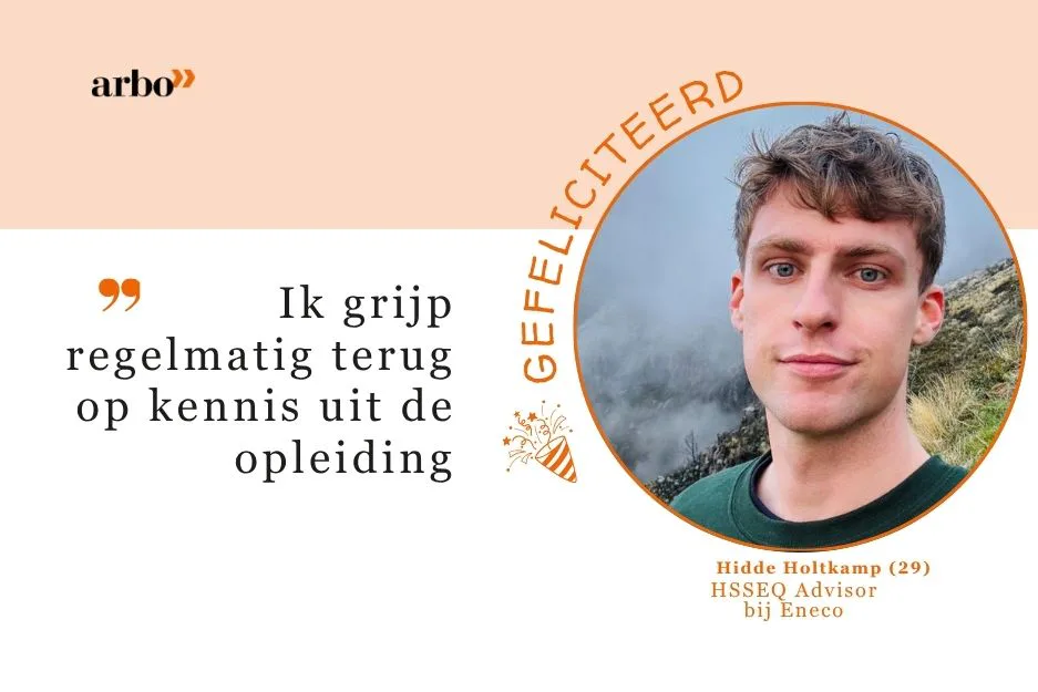 Arbo feliciteert: Hidde Holtkamp